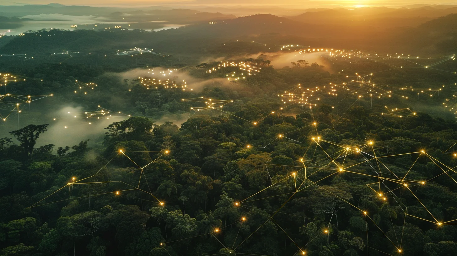 Selva costarricense al amanecer